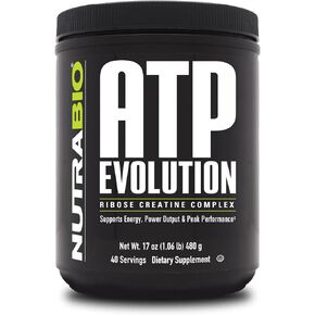 NutraBio ATP Evolution, Supercharged Muscle Recovery, 500g Powder - 40 Servings