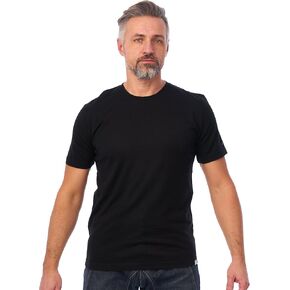 Merino Wool T-Shirt Mens - Short Sleeve Merino Wool Shirts for Men - Sport Merino Lightweight Base Layer Hiking Tshirt