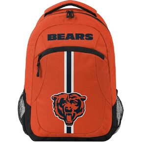 FOCO Chicago Bears NFL Alternate Color Action Backpack - Orange