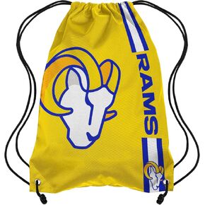 FOCO Los Angeles Rams NFL Alternate Color Big Logo Drawstring Backpack - Yellow