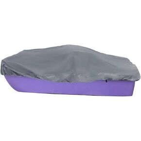 Pedal Boat Cover Heavy Duty 3 or 5 Person Paddle Boat Protector Replacement for Pedal Boat Pelican Boat Monaco Boat 115 L x 80 W Grey