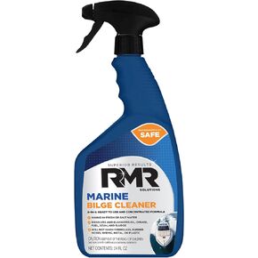 RMR Marine Bilge Cleaner, Professional Strength Cleaning Wash, Odor Remover & Protectant, Safe & Sustainable Boat Maintenance Supplies, 24 Ounce Spray