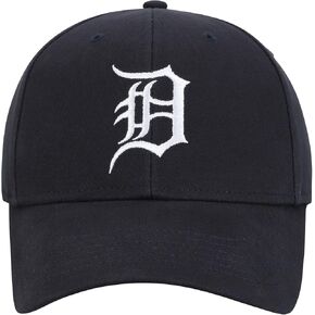 Detroit Baseball Team Hat Adjustable Classic MVP Tigers Cap Navy Blue