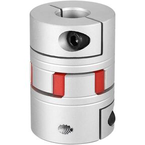 uxcell Shaft Coupling 17mm to 17mm Bore L65xD45 Flexible Coupler Joint for Servo Stepped Motor
