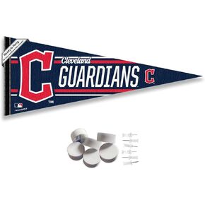Cleveland Baseball Pennant Banner and Wall Tack Pads