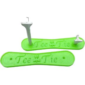 Golf Tee Protector, Holds Your Tee in Place for Uninterrupted Practice, Works with Any Tee, Green