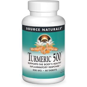 Source Naturals Turmeric, Supports the Body's Healthy Inflammation Response*, 500 mg - 60 Tablets