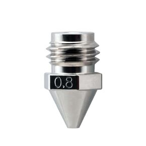 Microswiss Brass Plated Wear Resistant Nozzle for Geeetech A10M, A20M, A30M, A10T, A20T, A30T (.4mm)