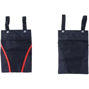Pokinge 2Pcs/Set Bike Front Hanging Bags,Bicycles Handlebar Bag Canvas Bike Frame Bag Mtb Front Storage Bag Mobile Phone Water Cup Bag for Cycling