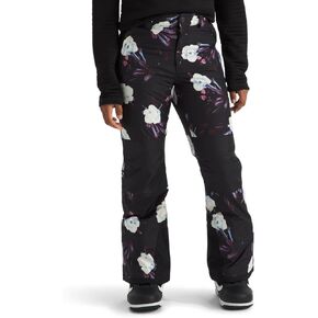 THE NORTH FACE Girls' Freedom Insulated Pant, TNF Black Winter Flowers Print, Small