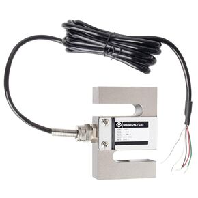 (DYLY-103) S-Type Load Cell Sensor, M12x1.75 Stainless Steel Pull Pressure Compression and Tension, S Beam Force Pressure Testing Load Cell, (100KG) Industrial Force Sensor Tension Sensor