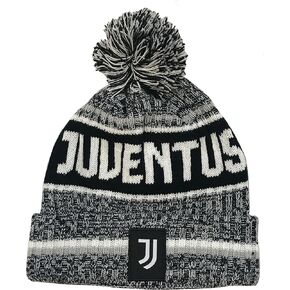 Icon Sports (ICOZ7) Men's Standard Juventus Team Beanie, Black, OSFM