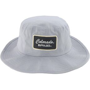 ZHATS Standard NCAA Officially Licensed Bucket Hat Patch Gray Brick, Grey, Large-X-Large