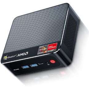 Beelink SER5 Mini PC,AMD Ryzen 7 5800H PRO(8C/16T,up to 4.4GHz),Mini Computer with 16GB DDR4 RAM/500GB M.2 2280 SSD,Micro PC Support 4K FPS,WiFi6/BT5.2/USB3.2/Home/Office/Game