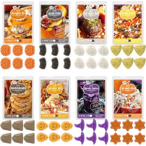 ARVIDSSON Halloween Scented Wax Melts, Spooky Scentsy Soy Wax Cubes for Wax Warmer, Strong Scent Fragrance Wax Tarts, Fall Wax Melts Gift Set