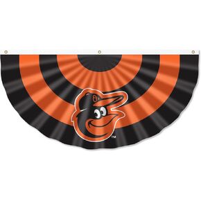 WinCraft Baltimore Orioles Bunting Pleated Fan Banners