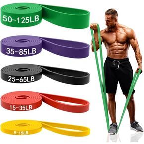 Resistance Bands for Working Out, Pull Up Assistance Bands Set for Men & Women,Latex Workout Bands, Eexercise Bands Resistance for Body Stretching,Muscle Training and Physical Therapy