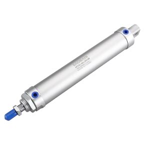 Baomain Mini Air Cylinder MAL 20 X 125 Single Male Thread Rod Dual Action 20 Bore 125 Stroke
