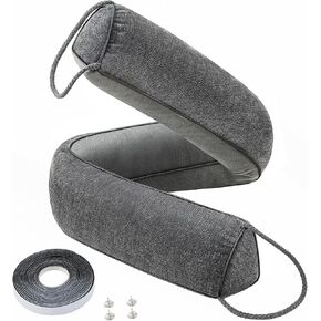 Door Draft Stopper Door Sweep: Weather Stripping Door Seal - Under The Door Draft Blocker for Bottom of Door - Noise Cold Air Door Insulation Strip Door Soundproofing 36"