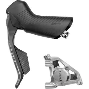 SRAM RED eTap AXS HRD Shift/Brake Lever and Hydraulic Disc Caliper - Left/Front, Flat Mount 20mm Offset, 950mm Hose,