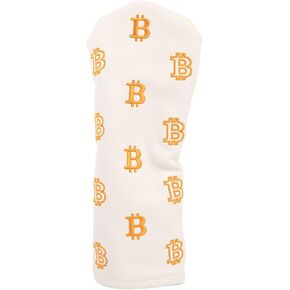 غطاء رأس Bitcoin Golf Driver - أغطية جلدية لنادي الجولف - غطاء رأس HODL 21 ملحقات الجولف