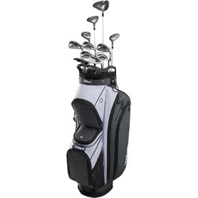 Wilson Women's PlayerFit™ Compete Golf Set with Cart Bag - Ladies Right Hand, Ladies Flex, Graphite