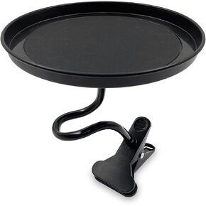 Adjustable Food Tray for Car 360° Non-Slip Swivel Car Food Table 8.7 Inch Diameter Swivel Car Tray Drink Cup Coffee Snacks Table Folding Tray Table for Car