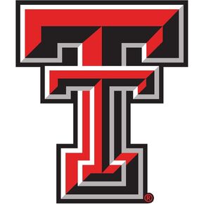 Fan Creations NCAA Texas Tech Red Raiders Unisex Texas Tech University Team Logo 8in Cutout, Team Color, 8 inch
