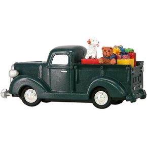 Lemax 94579 Christmas Village Pickup Truck, Polyresin