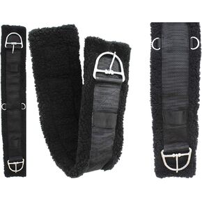 Western Nylon Webbed Straight Rear Flank Saddle Cinch Fleece 97126