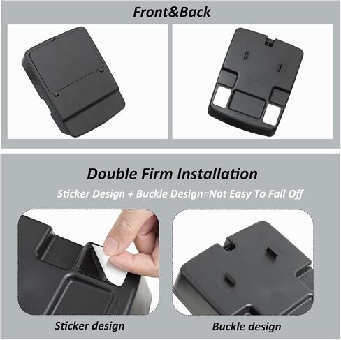 صندوق منظم مخفي لوحدة التحكم المركزية من JKCOVER متوافق مع Jeep Wrangler JL/JLU 4XE وJeep Gladiator JT 2018-2022 2023 2024 ملحقات مسند الذراع، مقصورة سرية، صندوق تخزين مخفي بلمسة واحدة in Saudi Arabia