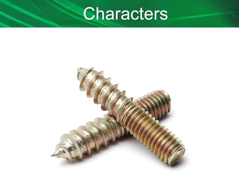 Yinpecly 10Pcs Carbon Steel Double Headed Hanger Bolts 2 inch Length Self-Tapping Screw for Furniture Installation M6×50 Bronze in Saudi Arabia