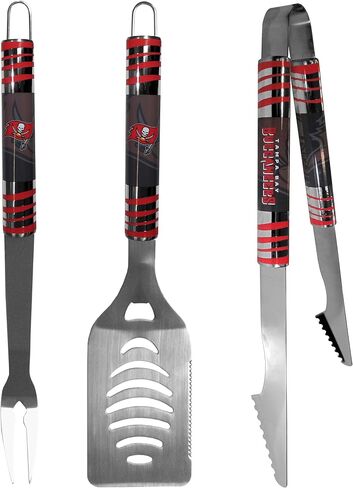 NFL Siskiyou Sports Fan Shop Tampa Bay Buccaneers 3 pc Tailgater BBQ Set and Season Shaker One Size Team Color in Saudi Arabia