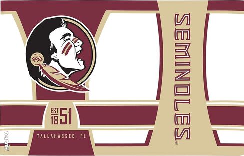 كوب Tervis مصنوع في الولايات المتحدة الأمريكية بجدار مزدوج من جامعة ولاية فلوريدا FSU سيمينول معزول يحافظ على المشروبات باردة وساخنة، 24oz، روحي in Saudi Arabia