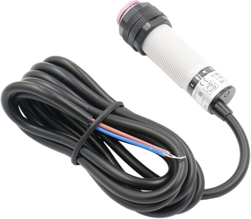 Baomain M18 Photoelectric Sensor Switch E3F-DS10Y1 AC 90-250V 400mA Diffuse Type NO 10cm 2 Wire CE in Saudi Arabia