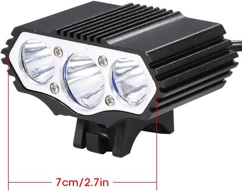 مصباح أمامي للدراجة LED من Dioche، مصباح أمامي فائق السطوع 3600LM USB قابل لإعادة الشحن لركوب الدراجات الليلية في الهواء الطلق in Saudi Arabia