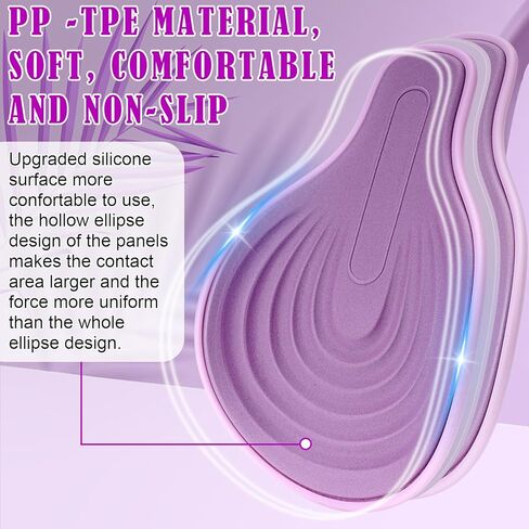 Thigh Master, Inner Thigh Toner, Hip Trainer for Butt/Arm/Leg, Non-Install Pelvic Floor Muscle Trainer for Postpartum Rehabilitation and Inner Thigh Toning, Adjustable Resistance Strength in Kuwait