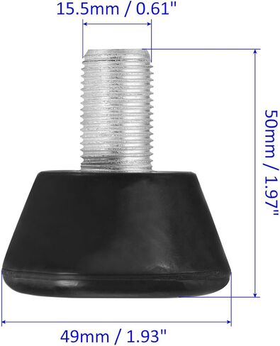 Roller Skate Stopper - Rubber Brake Block Toe Stops, Adjustable with Bolts 82A Round, Apply to Roller Skate in Saudi Arabia