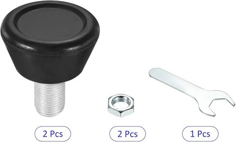 Roller Skate Stopper - Rubber Brake Block Toe Stops, Adjustable with Bolts 82A Round, Apply to Roller Skate in Saudi Arabia