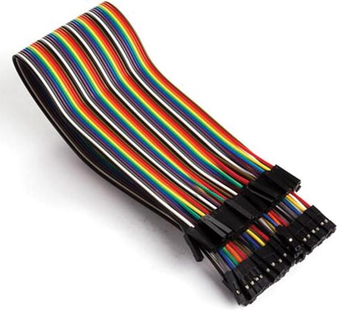 Jameco ValuePro 40 Piece 30cm Female to Female Jumper Wires in Saudi Arabia