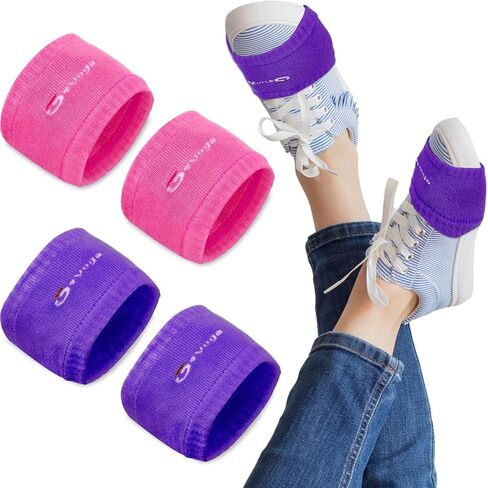 Geyoga Shoe Socks 4 Pairs The Dance Socks for Smooth Floors Dance Shoe Covers Shoes Dance Sliders Wood Floors Dance Cover for Protecting Knee Dance on Smooth Floor in Saudi Arabia
