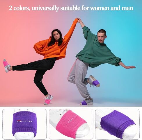 Geyoga Shoe Socks 4 Pairs The Dance Socks for Smooth Floors Dance Shoe Covers Shoes Dance Sliders Wood Floors Dance Cover for Protecting Knee Dance on Smooth Floor in Saudi Arabia