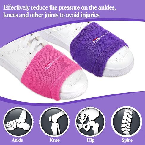 Geyoga Shoe Socks 4 Pairs The Dance Socks for Smooth Floors Dance Shoe Covers Shoes Dance Sliders Wood Floors Dance Cover for Protecting Knee Dance on Smooth Floor in Saudi Arabia