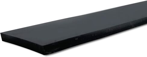 Rubber Strip, Neoprene, Rubber Width 2 in, Rubber Length 1 ft, Rubber Thickness 1/4 in, 30A, Plain Backing in Saudi Arabia