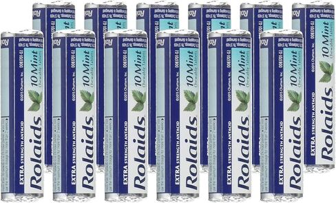 أقراص روليدز المضادة للحموضة القابلة للمضغ بقوة إضافية، 10 أقراص (عبوة من 12 قطعة) in Kuwait