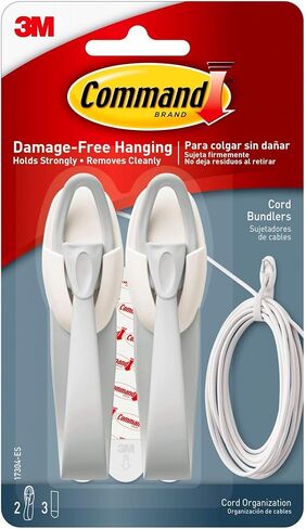 Command Cord Bundlers, Cord Organizer, 2-Bundlers Per Pack, Sold As 2 Packs (17304-ES) in Saudi Arabia