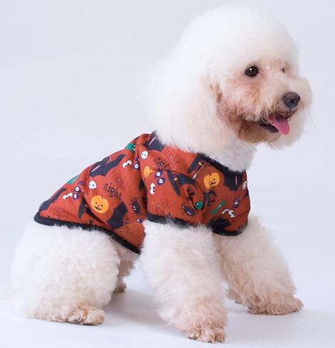 XIAOYU 3 Pieces Halloween Dog Shirt Pet Clothes Funny Black Bat, Magic Hat, Pumpkin Head T-Shirt for Small Dogs Cat Halloween Cosplay Pet Apparel, XS in Saudi Arabia