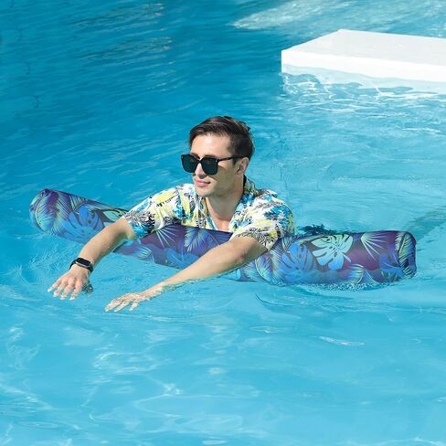FindUWill نفخ حمام السباحة، 2 حزمة من القماش الناعم مغطى بالمعكرونة الكبيرة، راحة فائقة مع الطفو الممتاز للسباحة العائمة، حمام السباحة يطفو للبالغين in Kuwait