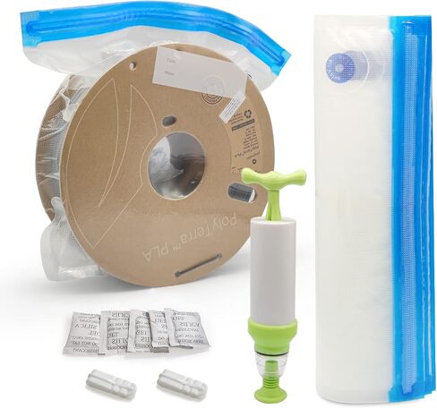 3D Printer Filament Storage kit 10pcs Vacuum Storage Sealing Bags with Desiccants Moisture Proof Filament Dry 30 * 34cm in Saudi Arabia