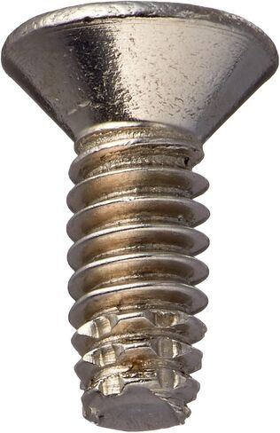 Small Parts 0204FPF188 18-8 Stainless Steel Thread Cutting Screw, Plain Finish, 82 Degree Flat Head, Phillips Drive, Type F, #2-56 Thread Size, 1/4" Length (Pack of 100) in Saudi Arabia